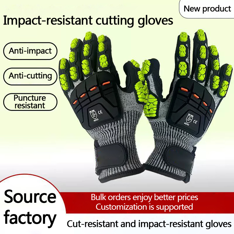 HPPE anti-cutting gloves, TPR  - Cut Resistant Glove reseña y precio