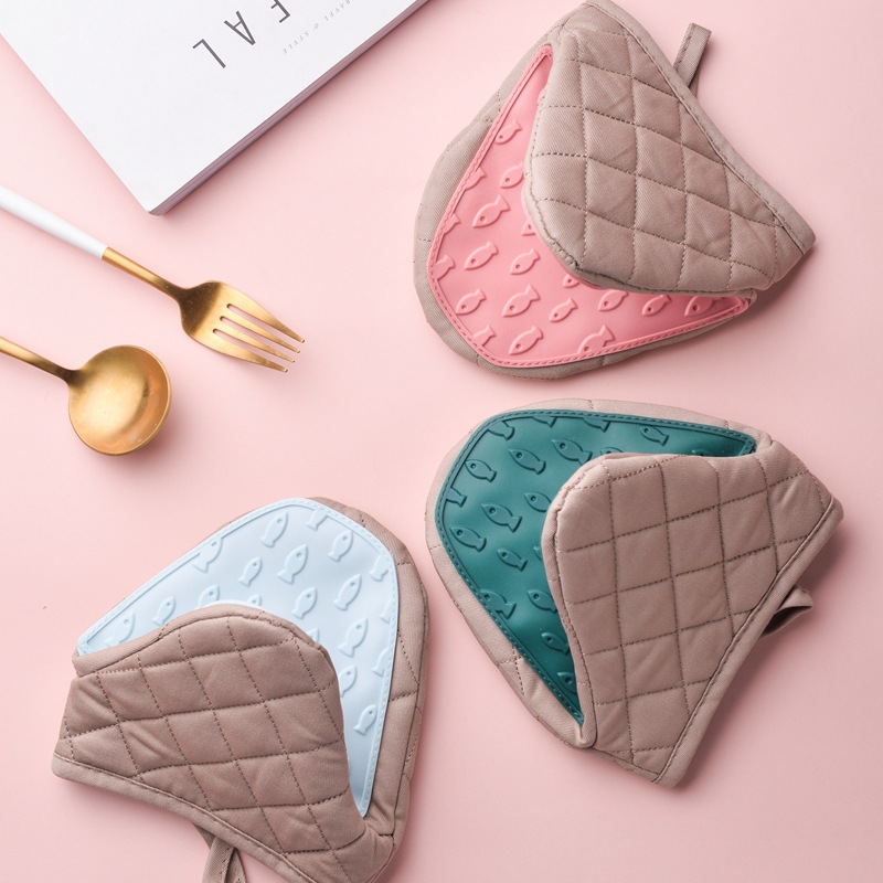 1PC Silicone Anti-scalding Ove - Oven Mitt Silicone reseña y precio