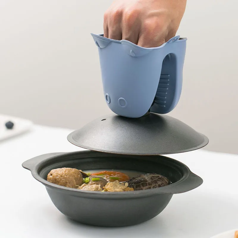Thickened High-Temperature Res - Oven Mitt Silicone reseña y precio