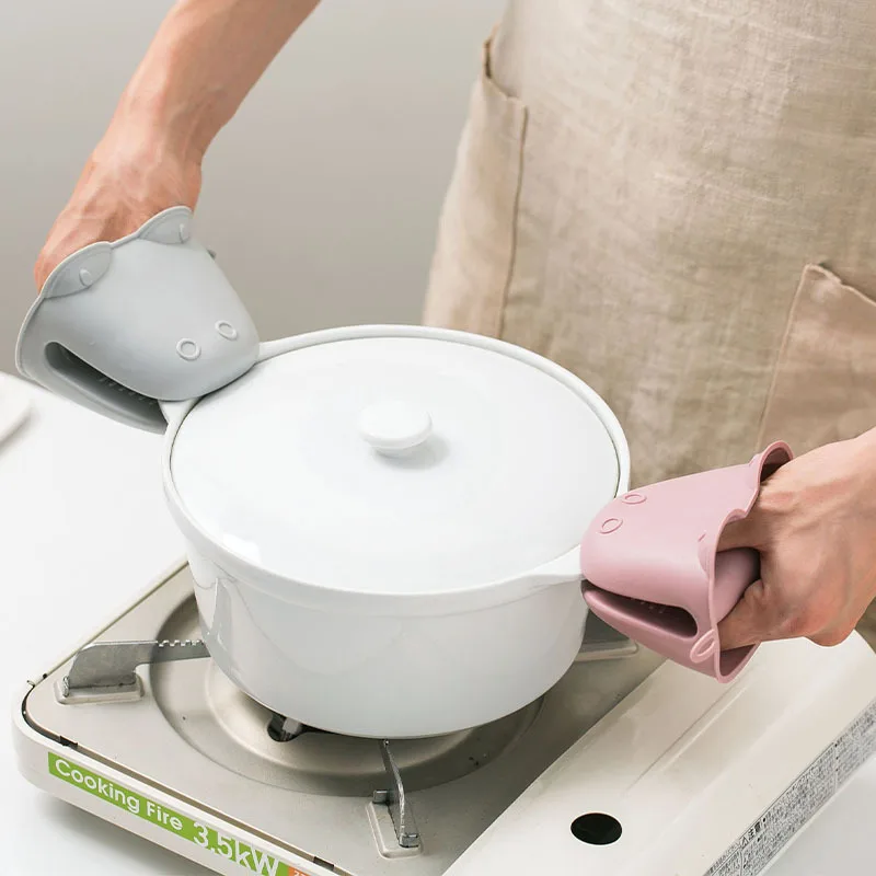 Thickened High-Temperature Res - Oven Mitt Silicone reseña y precio