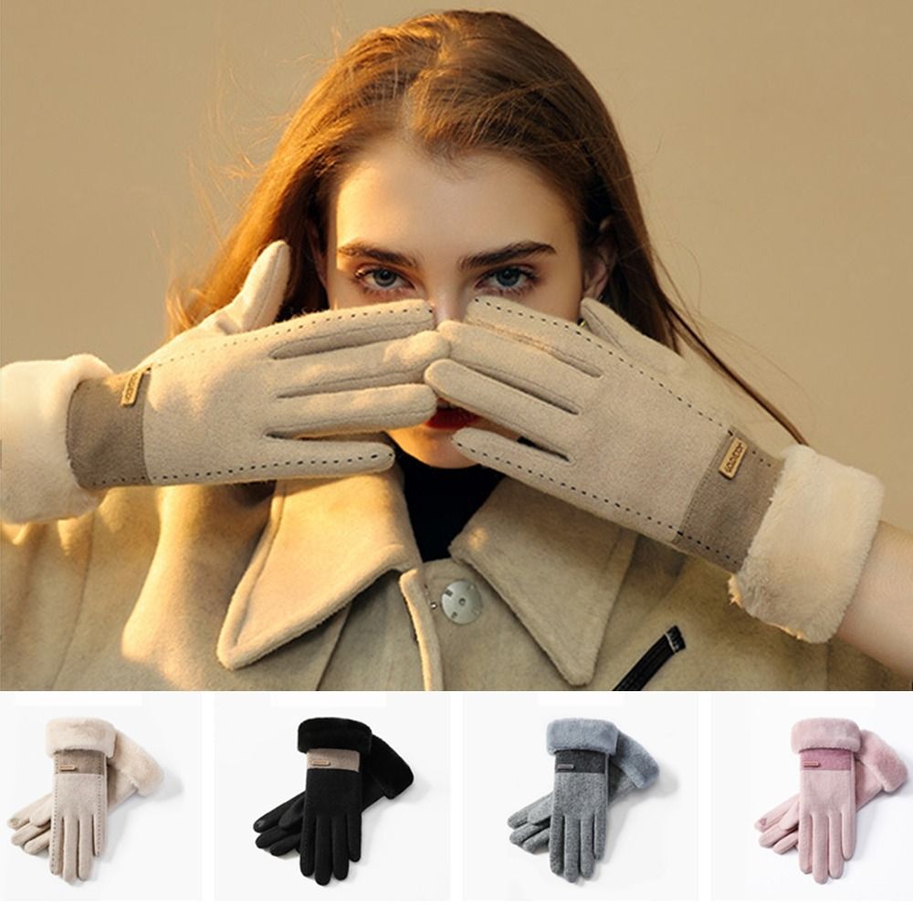 Soft Winter Thermal Gloves Thi - Wool Glove Lined reseña y precio