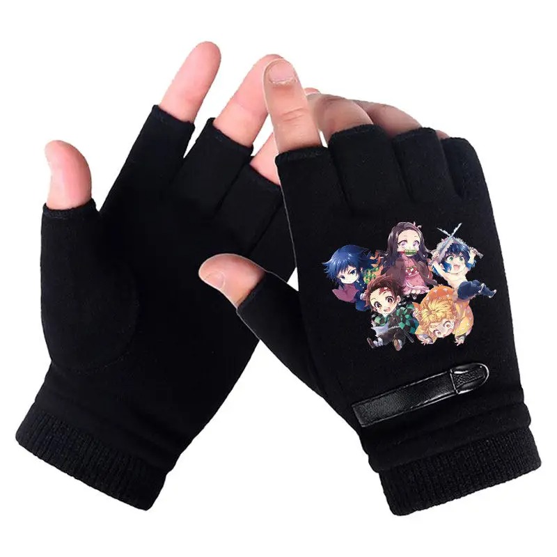 Anime Demon Slayer Student Hal - Fingerless Glove Knit reseña y precio