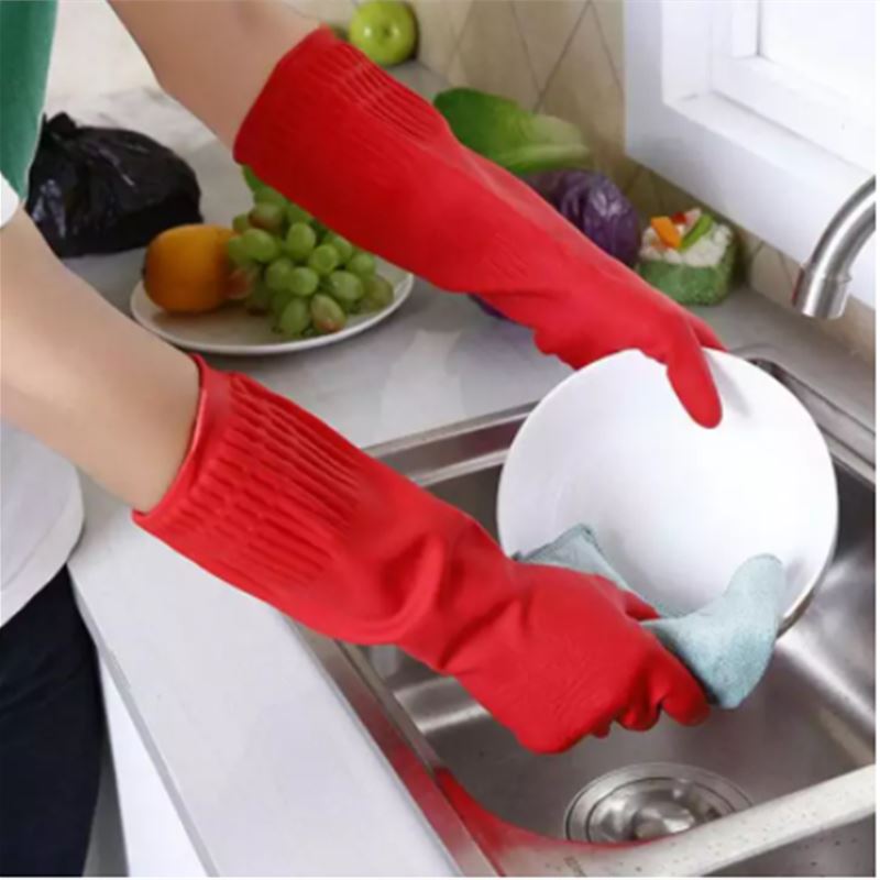 38cm Household Laundry Gloves  - Dish Glove Rubber reseña y precio