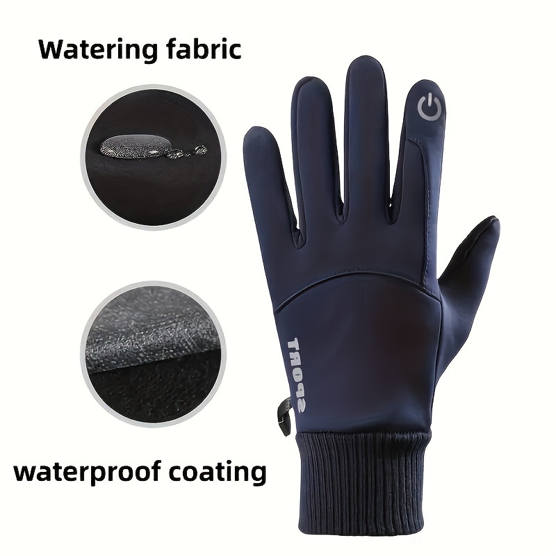 Winter Cycling Gloves Windproo - Ski Glove Waterproof reseña y precio