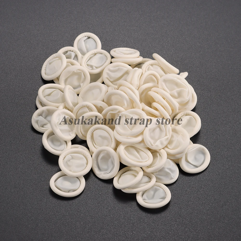 White Rubber Finger Cot Watch  - Latex Disposable Glove reseña y precio