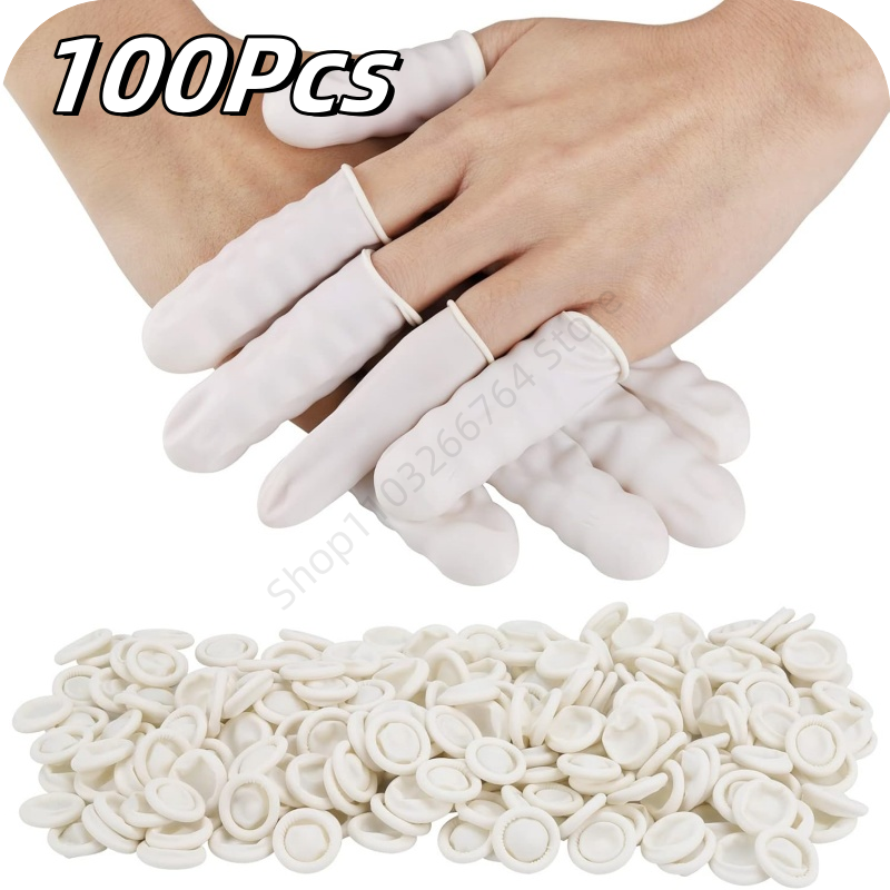 100Pcs Disposable Fingertips P - Latex Disposable Glove reseña y precio