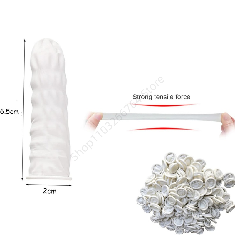 100Pcs Disposable Fingertips P - Latex Disposable Glove reseña y precio