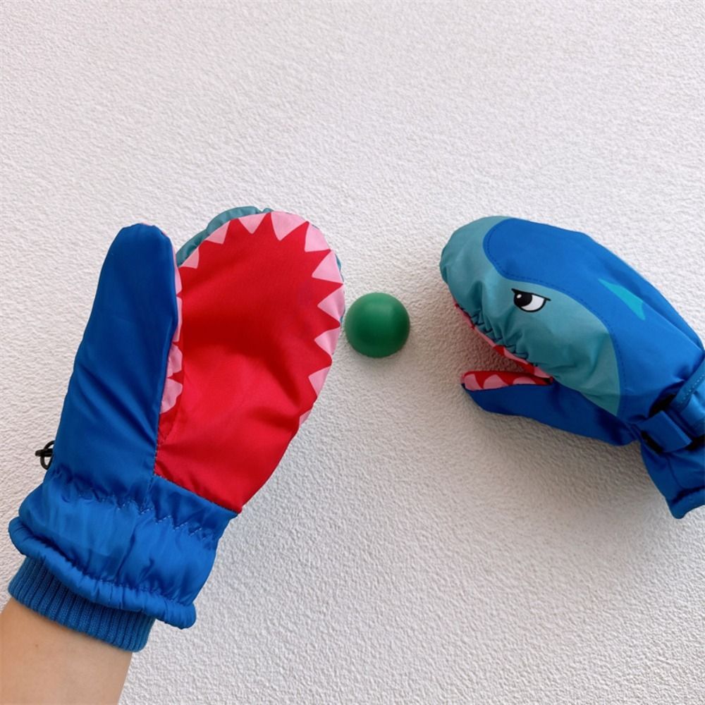 Cartoon Children Ski Gloves Wa - Ski Glove Waterproof reseña y precio