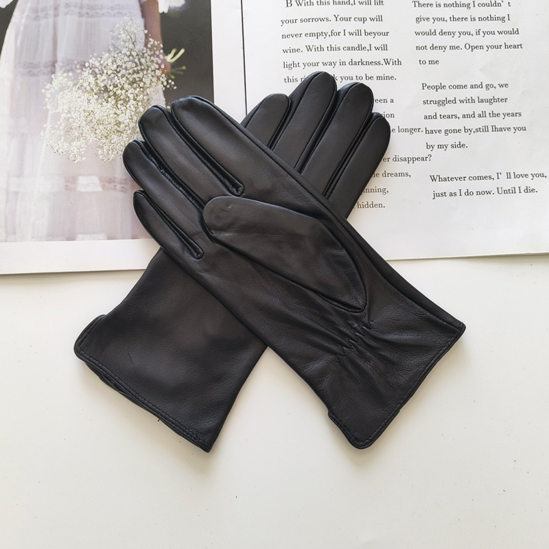 New Ladies Sheepskin Gloves Ou - Leather Driving Glove reseña y precio