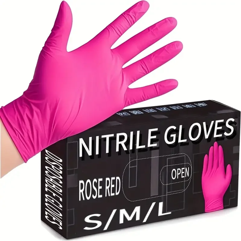 Fuchsia Nitrile Disposable Glo - Latex Disposable Glove reseña y precio