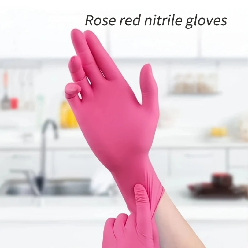 Fuchsia Nitrile Disposable Glo - Latex Disposable Glove reseña y precio