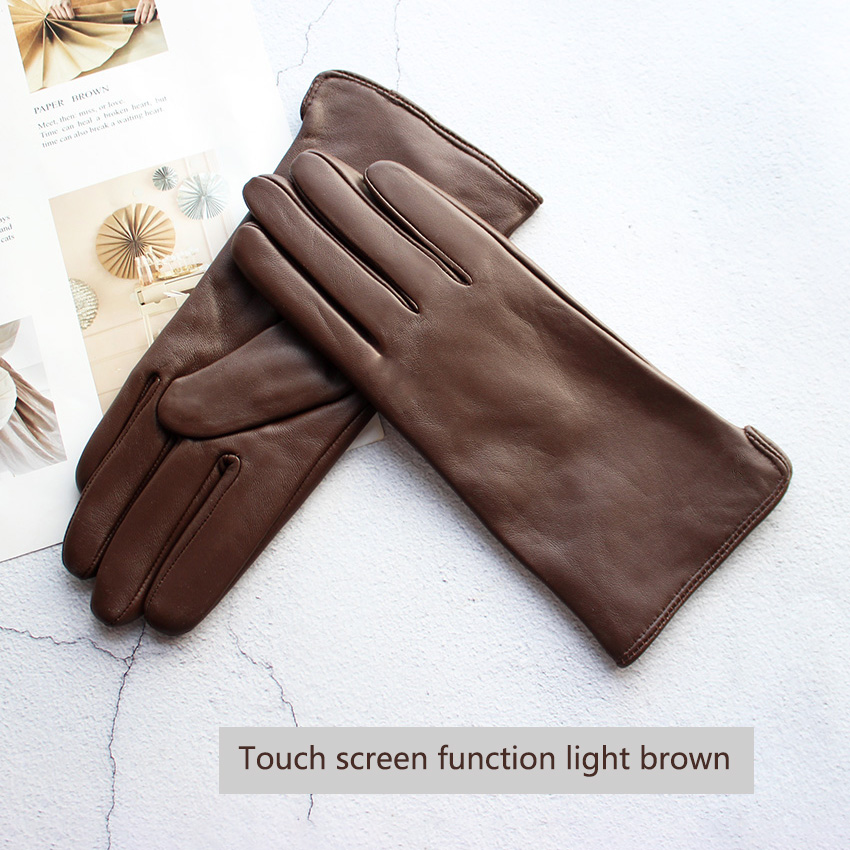 Women's Color Sheepskin Leathe - Leather Driving Glove reseña y precio