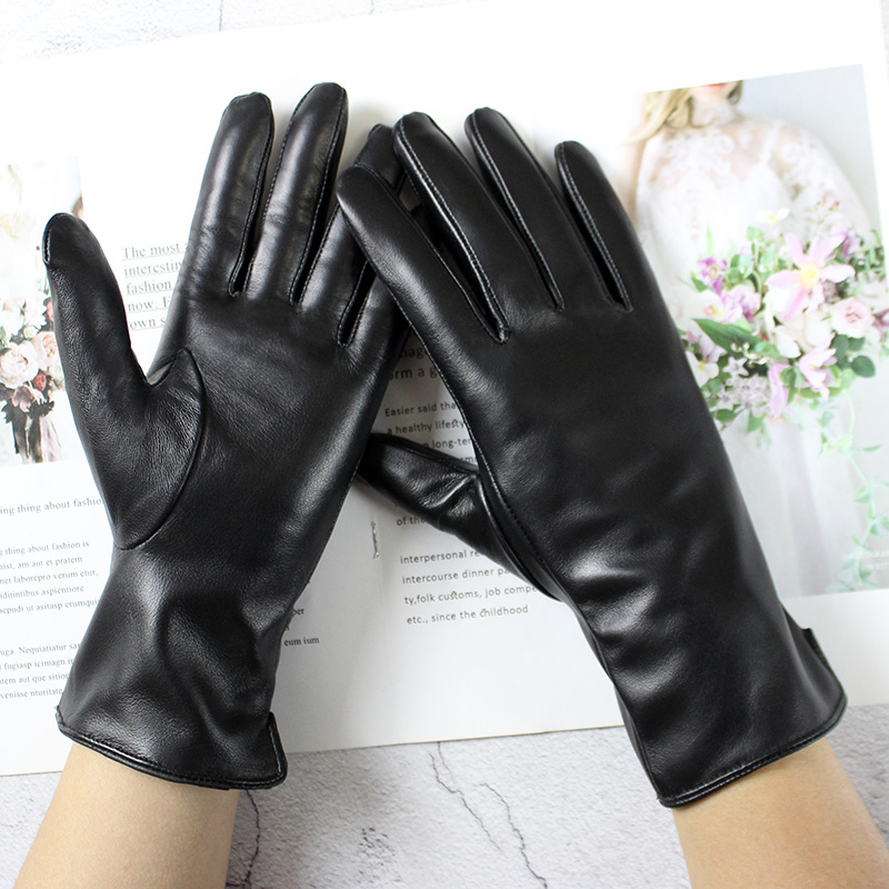 Women's Color Sheepskin Leathe - Leather Driving Glove reseña y precio
