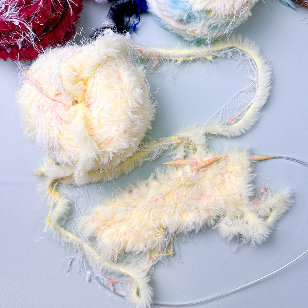 100g Hand Mixed Line Fur Line  - Wool Glove Lined reseña y precio