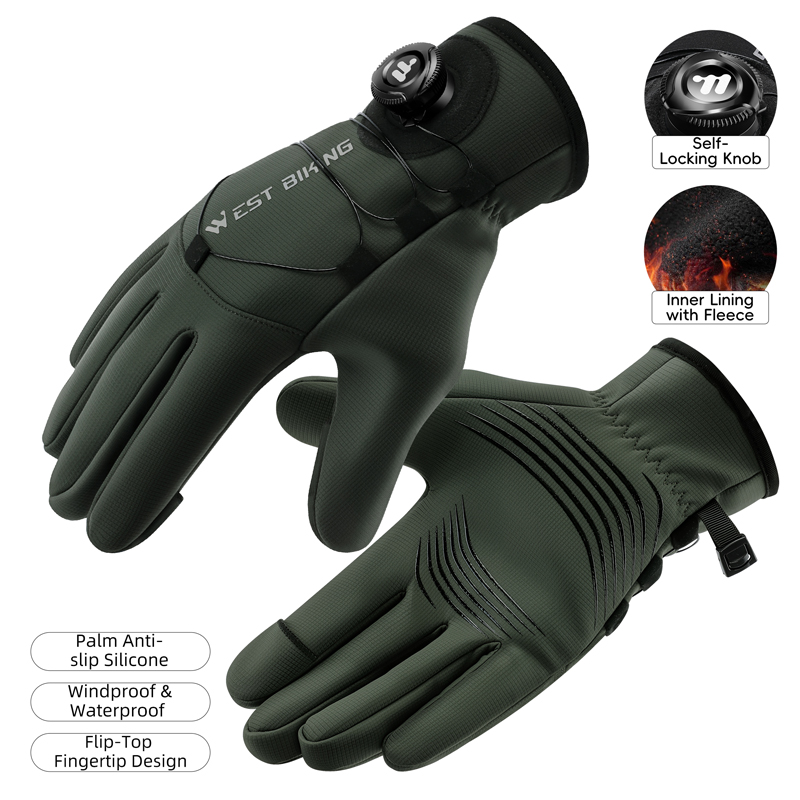 Winter Bike Gloves Magnetic Qu - Winter Glove Insulated reseña y precio