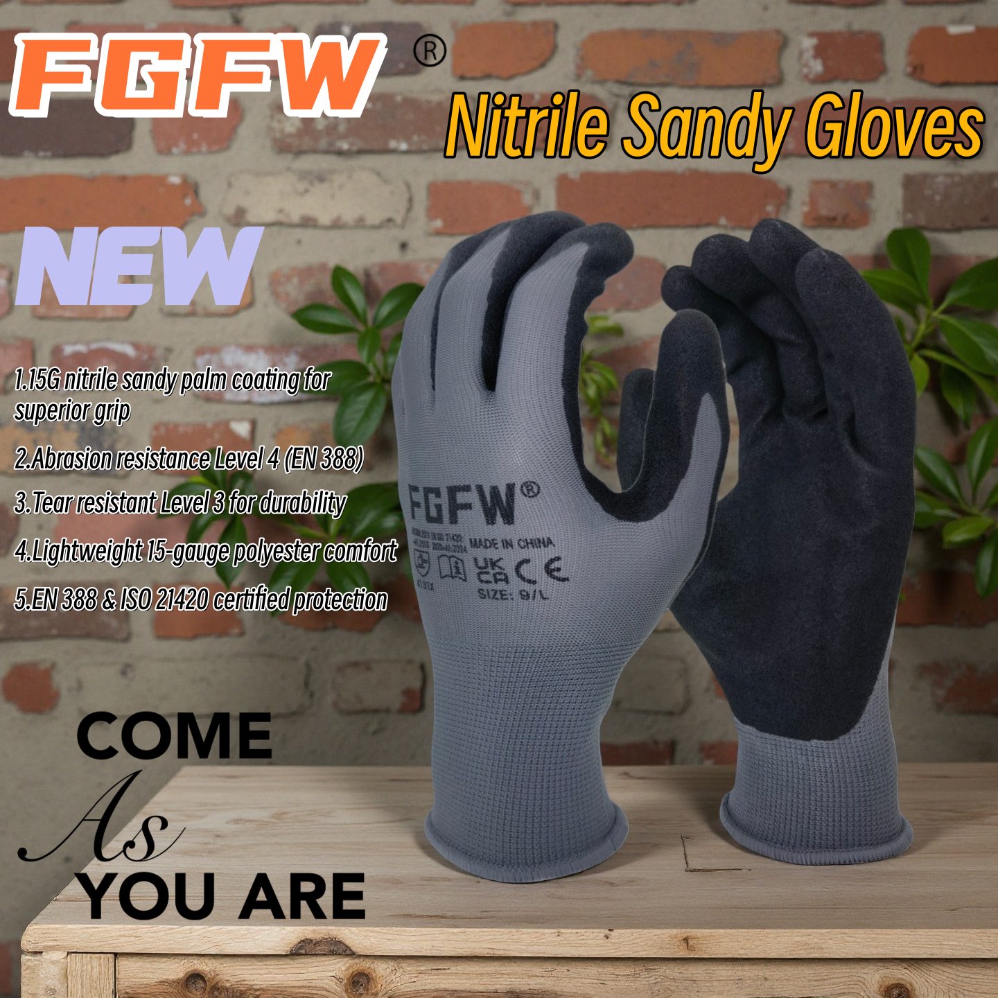 FGFW 10 Pairs Gray Nitrile San - Nitrile Mechanic Glove reseña y precio