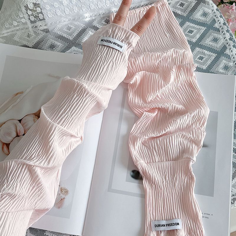 Summer Loose Ice Silk Uv Prote - Fingerless Glove Knit reseña y precio