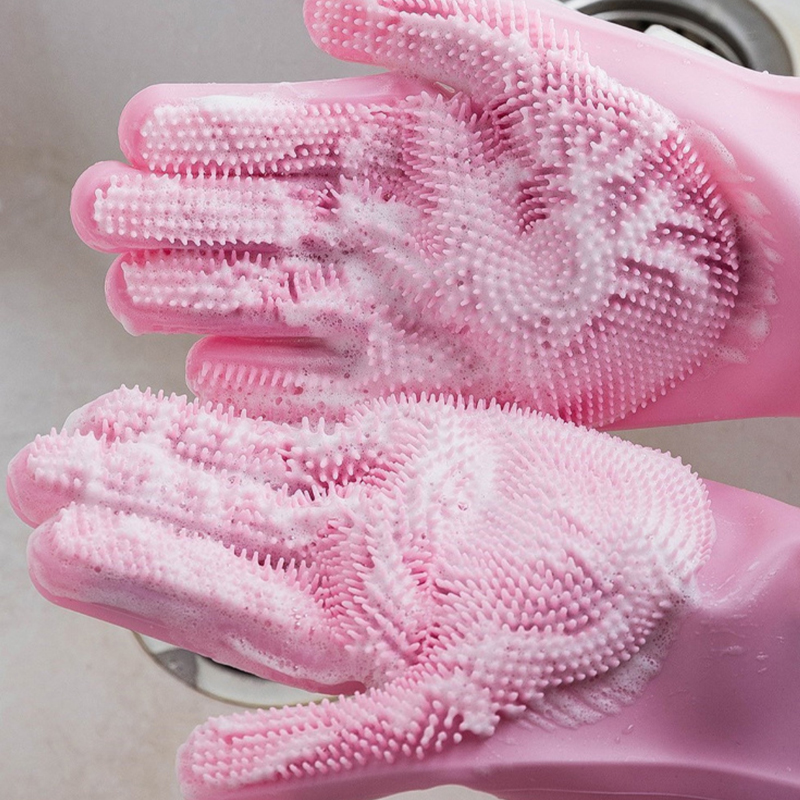 Dishwashing Cleaning Gloves Ma - Dish Glove Rubber reseña y precio