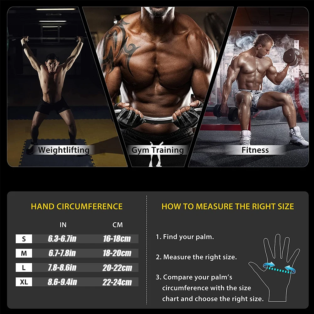 1Pair Half Finger Gym Fitness  - Workout Glove Gym reseña y precio