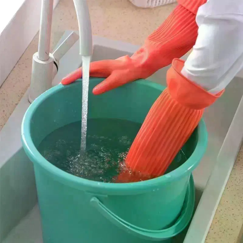 Long Reusable Rubber Dishwashi - Dish Glove Rubber reseña y precio