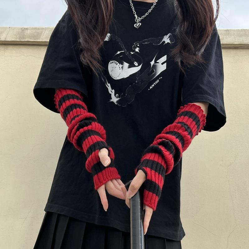 Winter Warm Long Sleeves Gothi - Fingerless Glove Knit reseña y precio