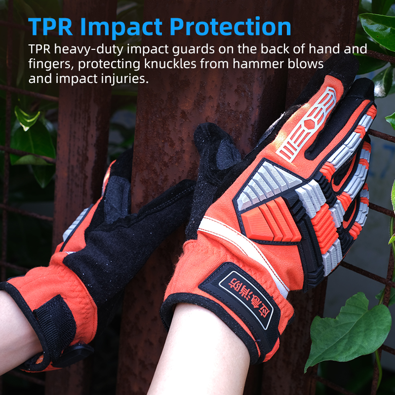 XYEHS 1 Pair TPR Impact Resist - Work Glove Impact reseña y precio