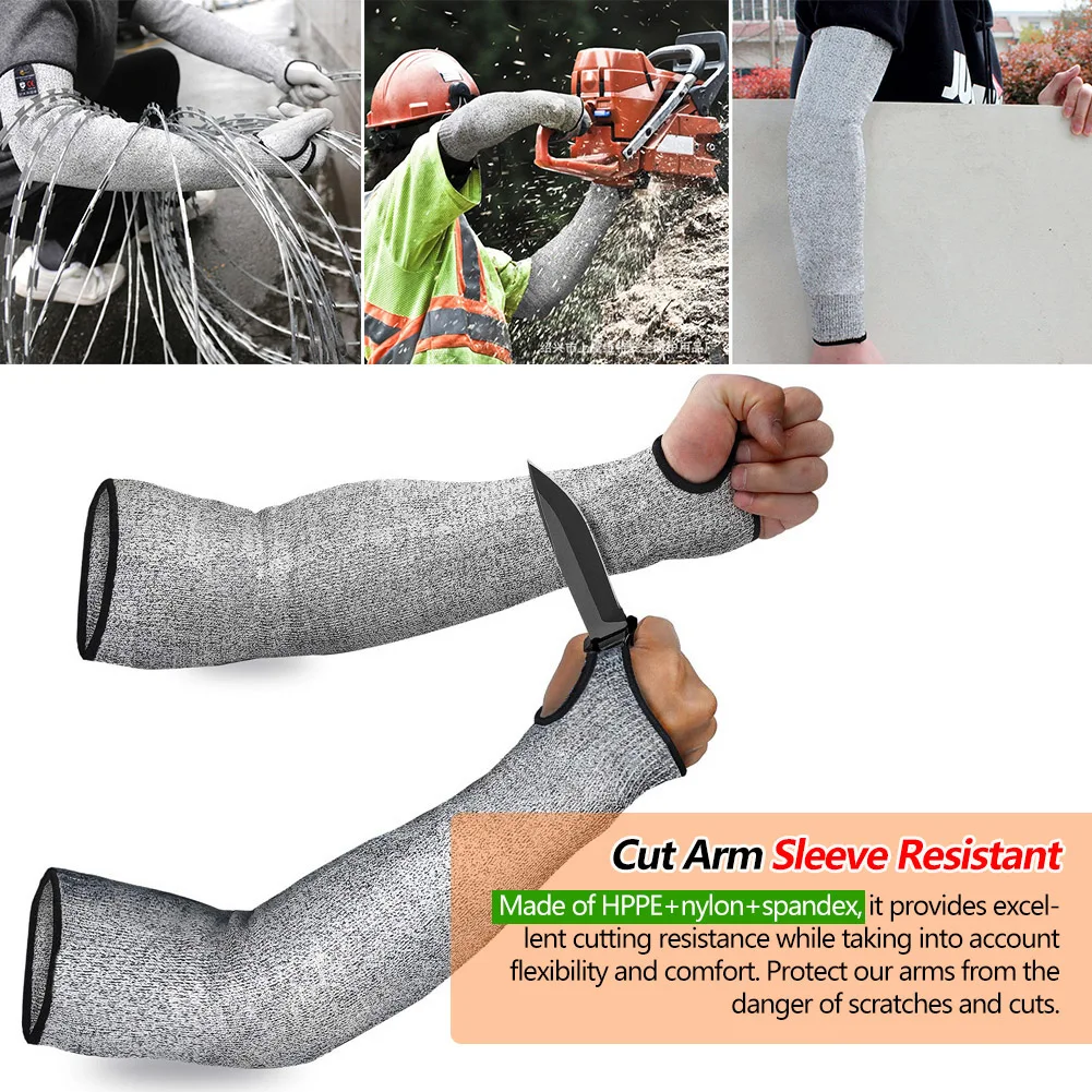 Safety Arm Sleeve Work Arm Wri - Cut Resistant Glove reseña y precio